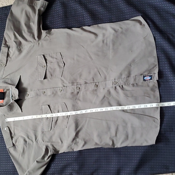 Blac Lacquer, green, work shirt, button down, collared, size 2X, with pockets - Picture 10 of 11